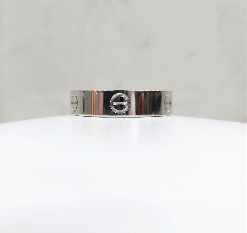 Cartier 18K White Gold Love Ring B4084700 126606267
