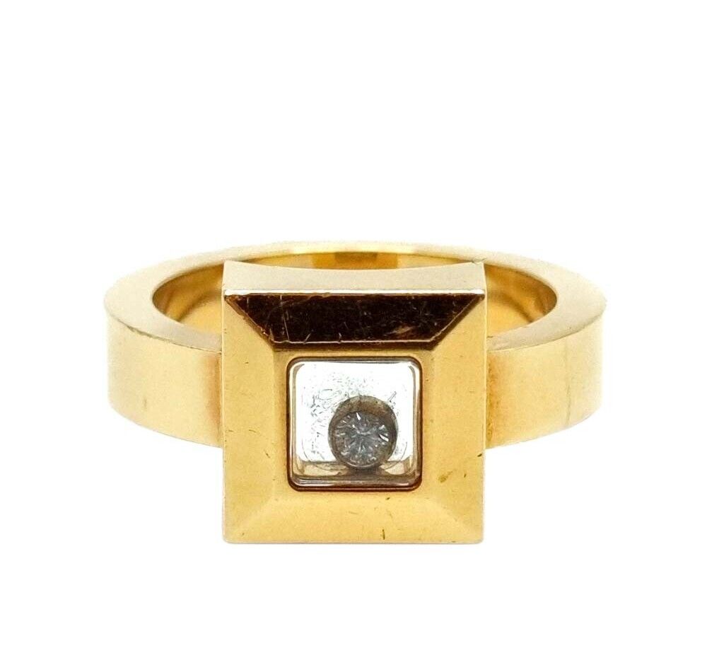Chopard Gold Square Diamond Ring 7392729333 110996187