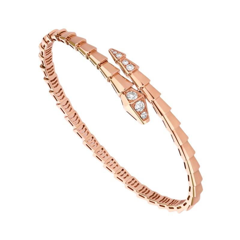 Bulgari Serpenti Viper Bracelet Diamond Rose Gold 360709 114945846