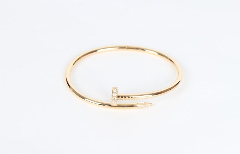 Cartier Juste Un Clou Diamond Bracelet Yellow Gold 15 123601940