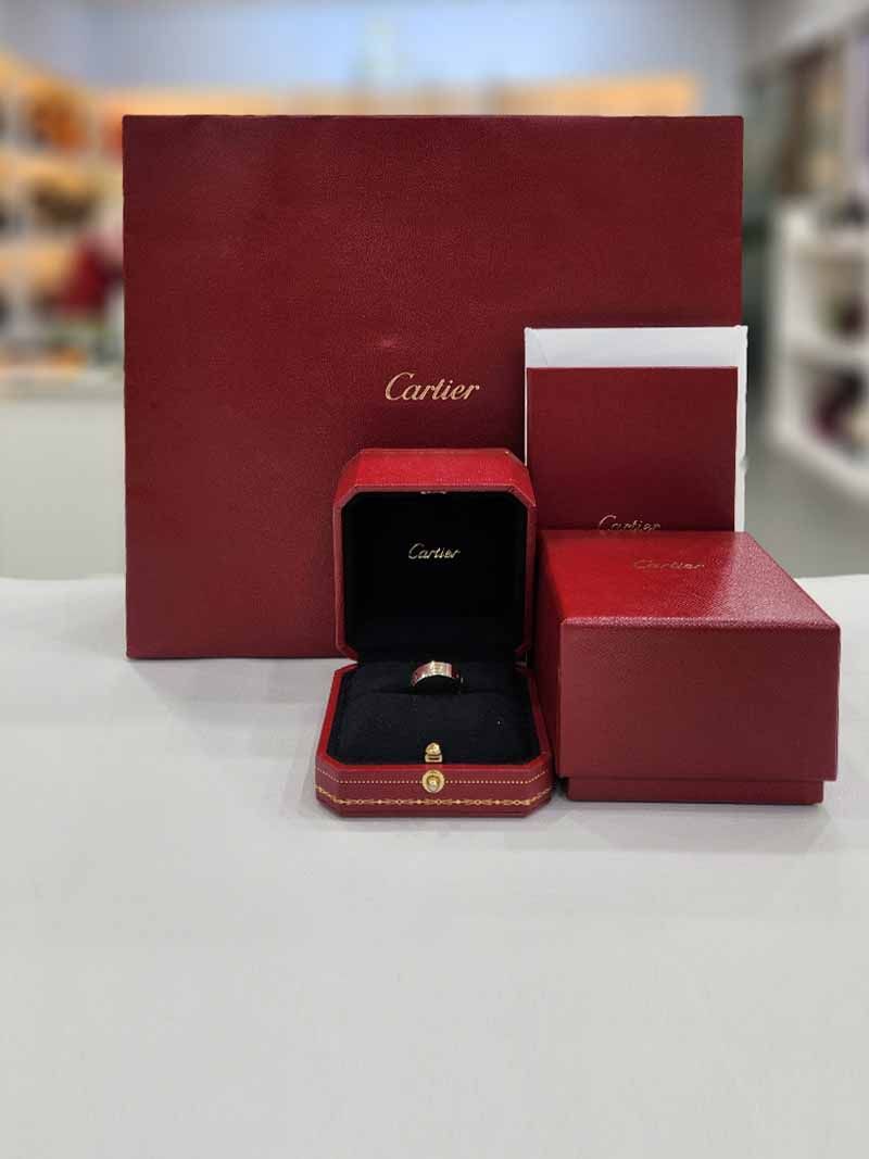 Cartier Loving Ring White Gold Ring 49 123540748