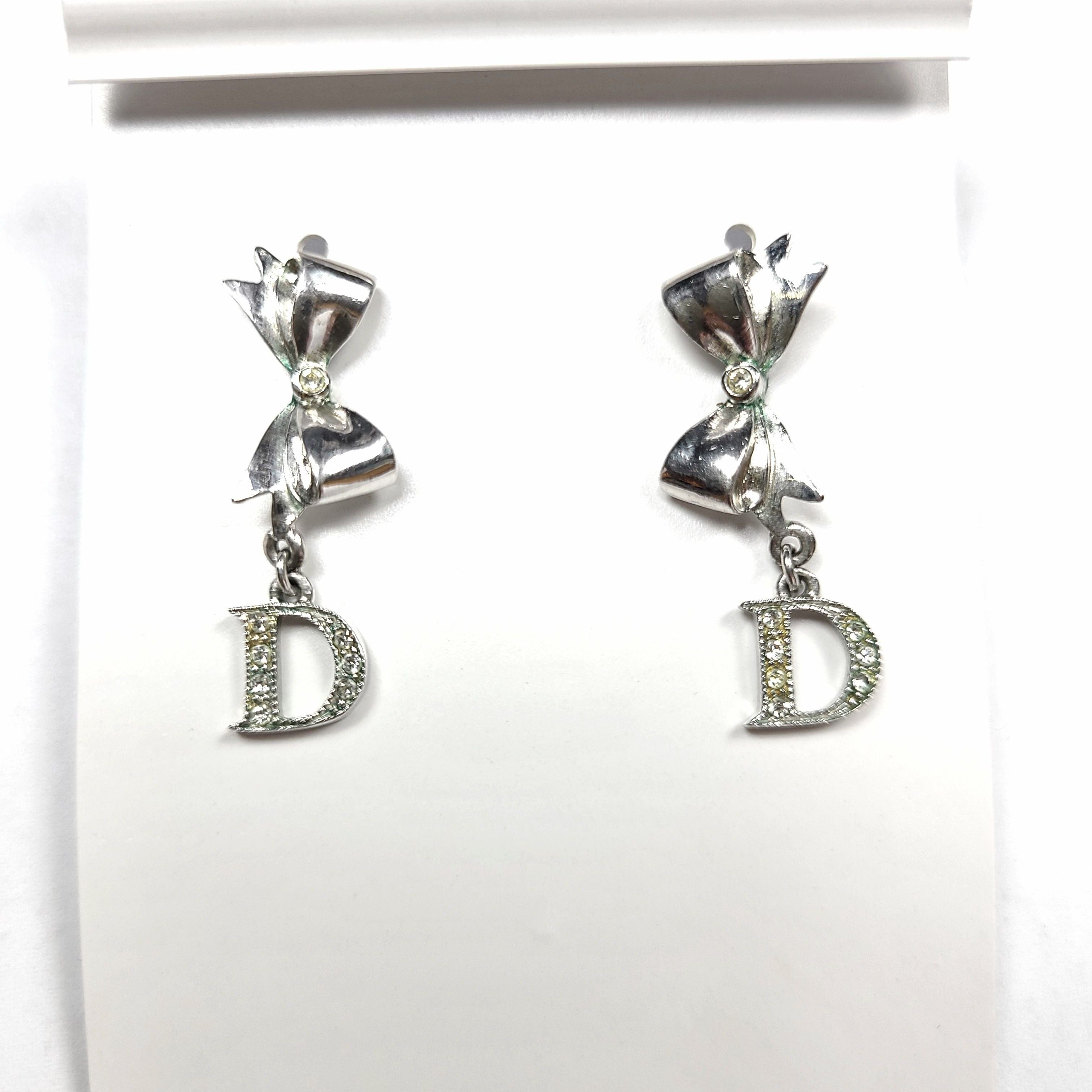 Dior Ribbon Earrings 1324 119207079