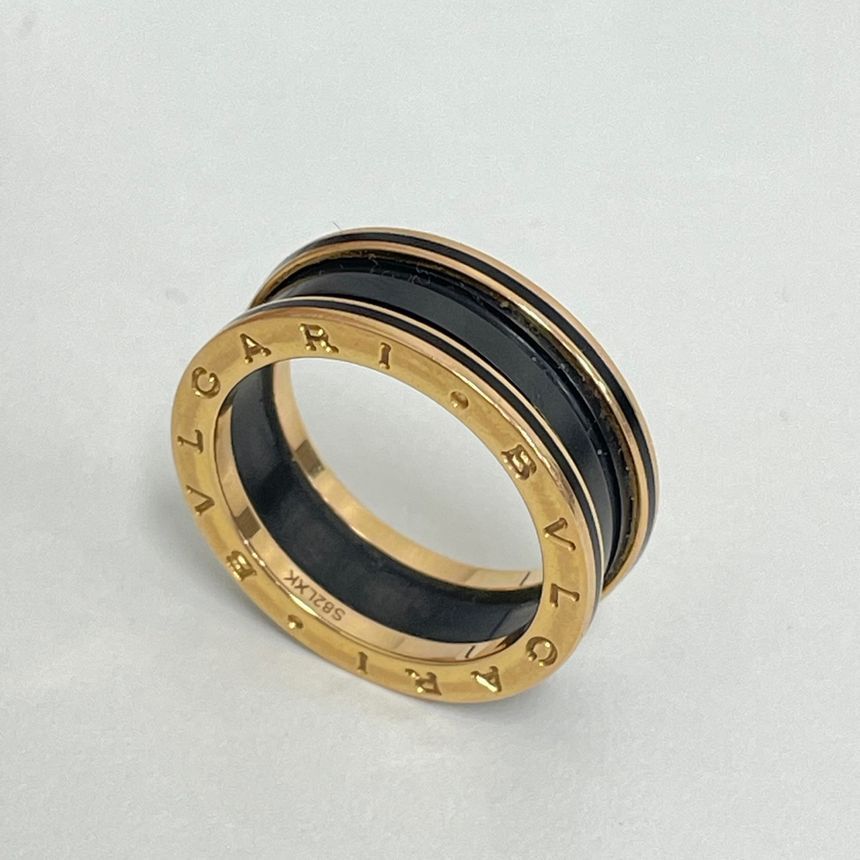 Bulgari V Zero One Ceramic Ring 60 77207288