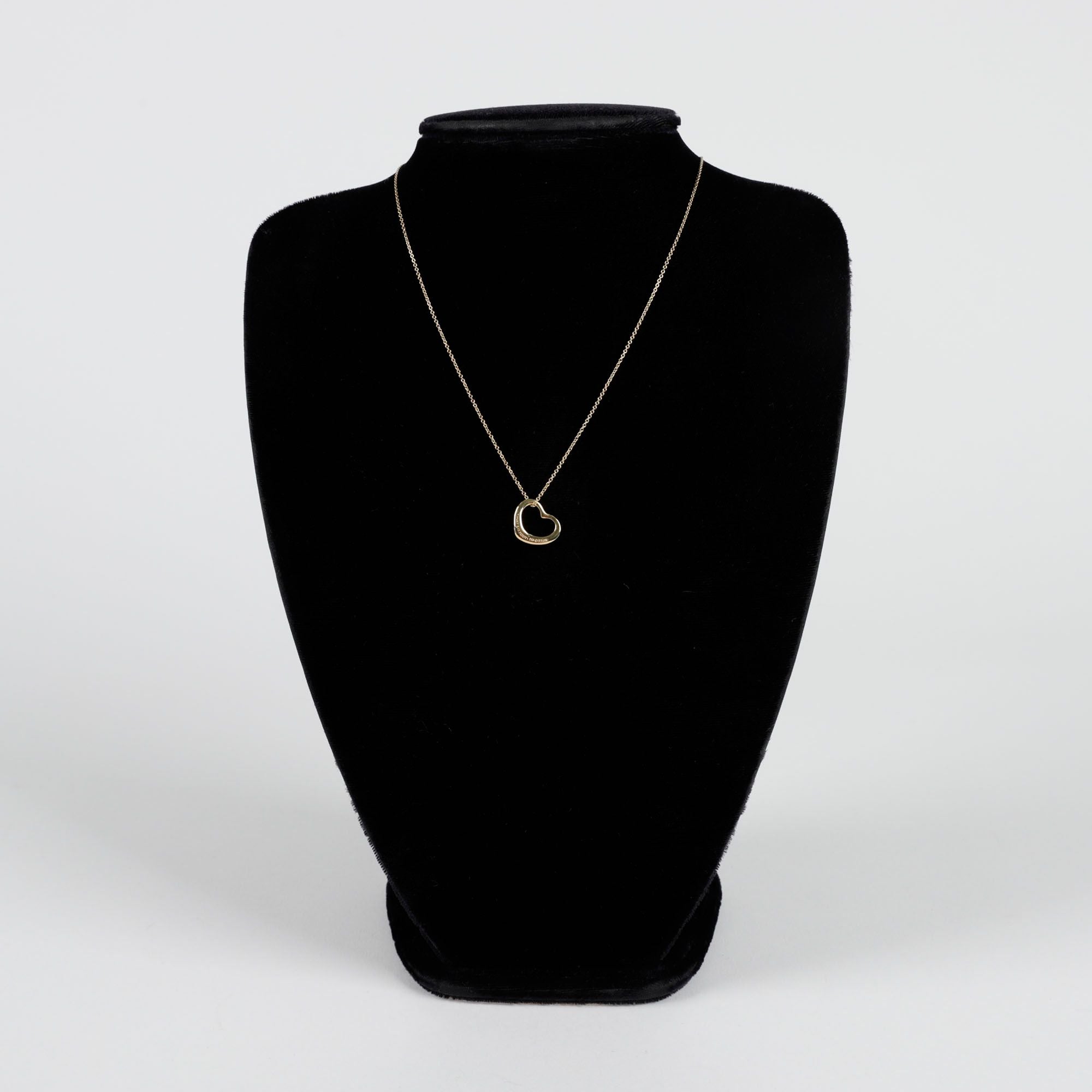 Tiffany & Co Elsa Peretti Open Heart Necklace 125236209