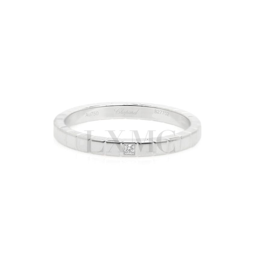 Chopard Ice Cube Pure Diamond Ring Wedding Band 58 115928321