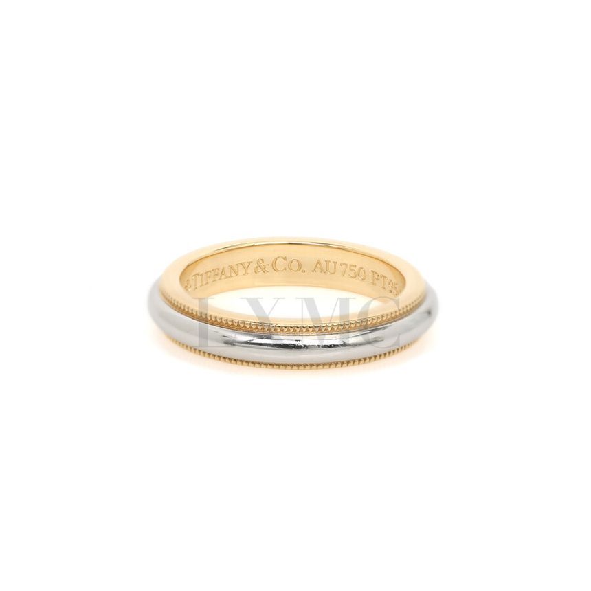 Tiffany & Co Tiffany Milgrain Band Ring 3.5mm Combination Ring 6 7 115928326