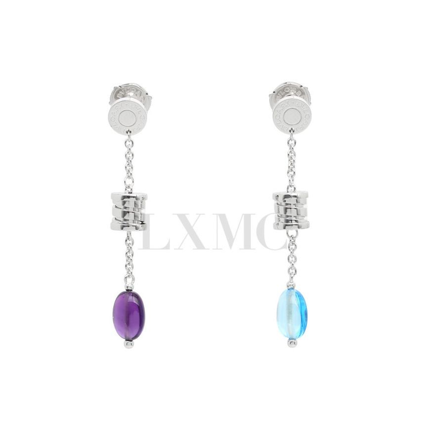 Bulgari B-Zero1 Amethyst Topaz Earrings 12345 95235797
