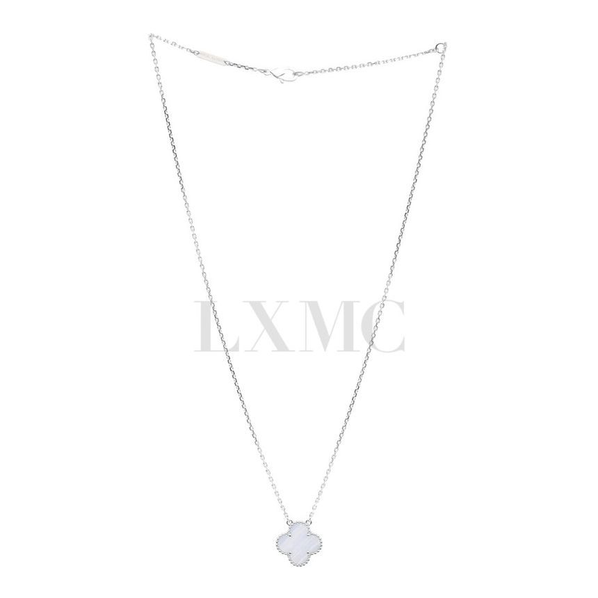 Van Cleef & Arpels Vintage Alhambra Necklace Chalcedony 42CM 14.96MM 120687754