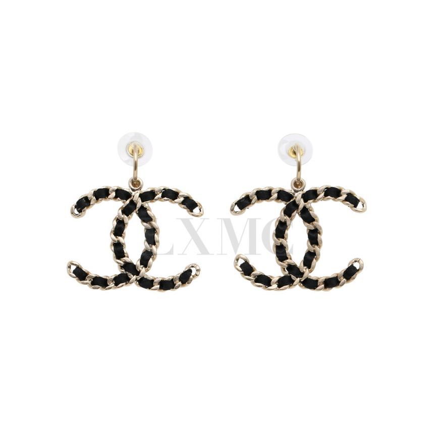CHANEL Matelasse CC Chain Earrings 2009 98631170