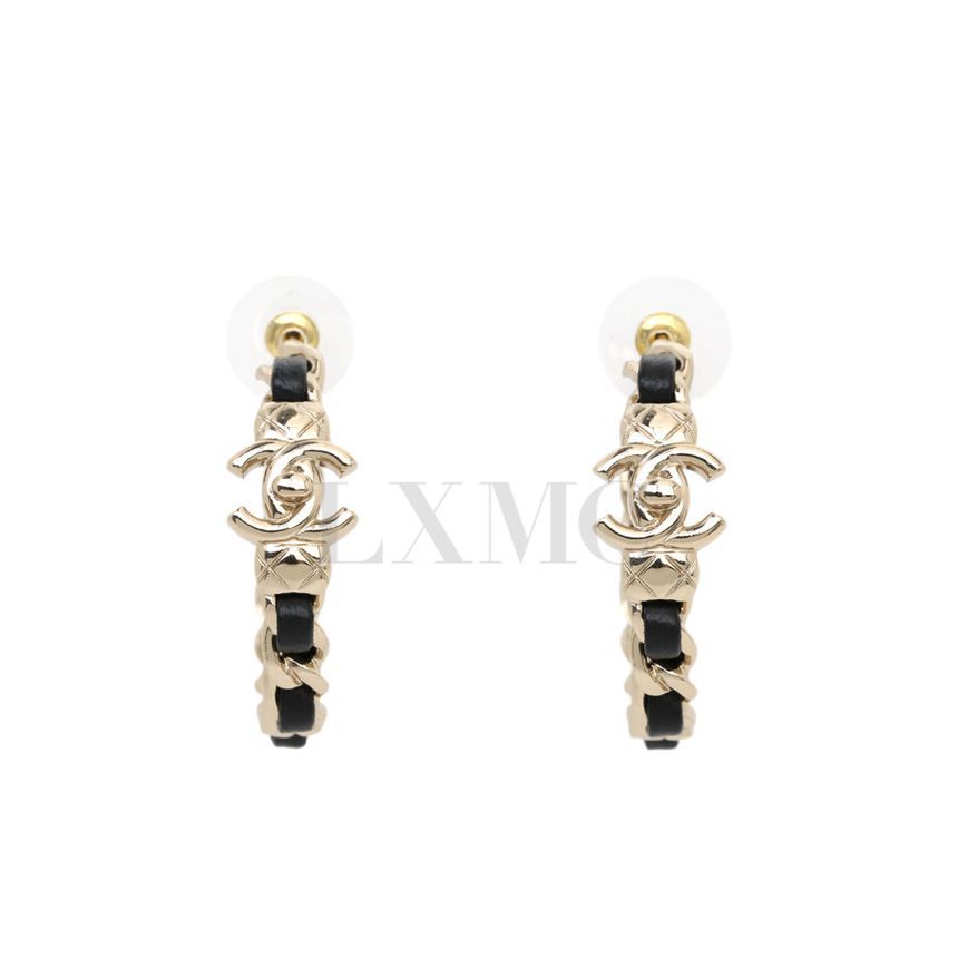 CHANEL Hoop Earring Chain Ring Earring Hollywood Hills AB6168 106637595
