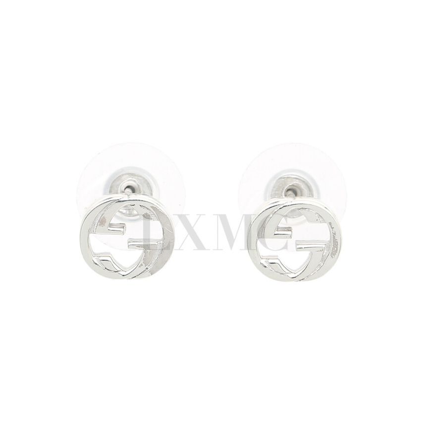 Gucci Silver Interlocking Earrings 356289 78062329