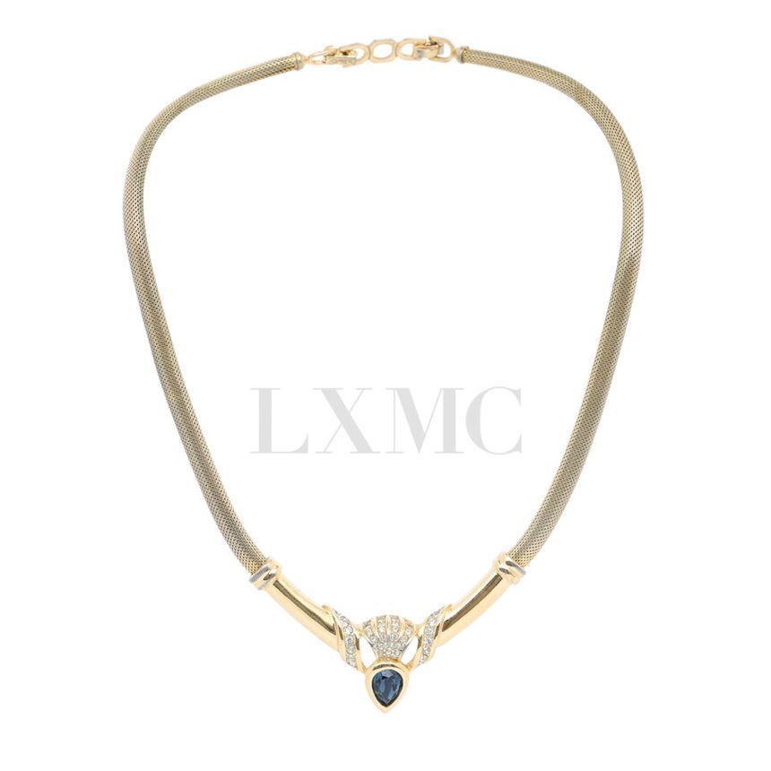 Dior Vintage Sapphire Necklace 1980s 98012928