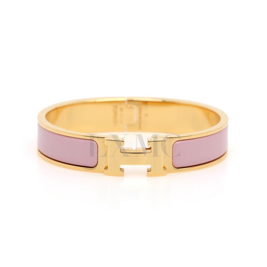 Hermes Click H Bracelet Pink Rose Bangle H700001F PM 93817860
