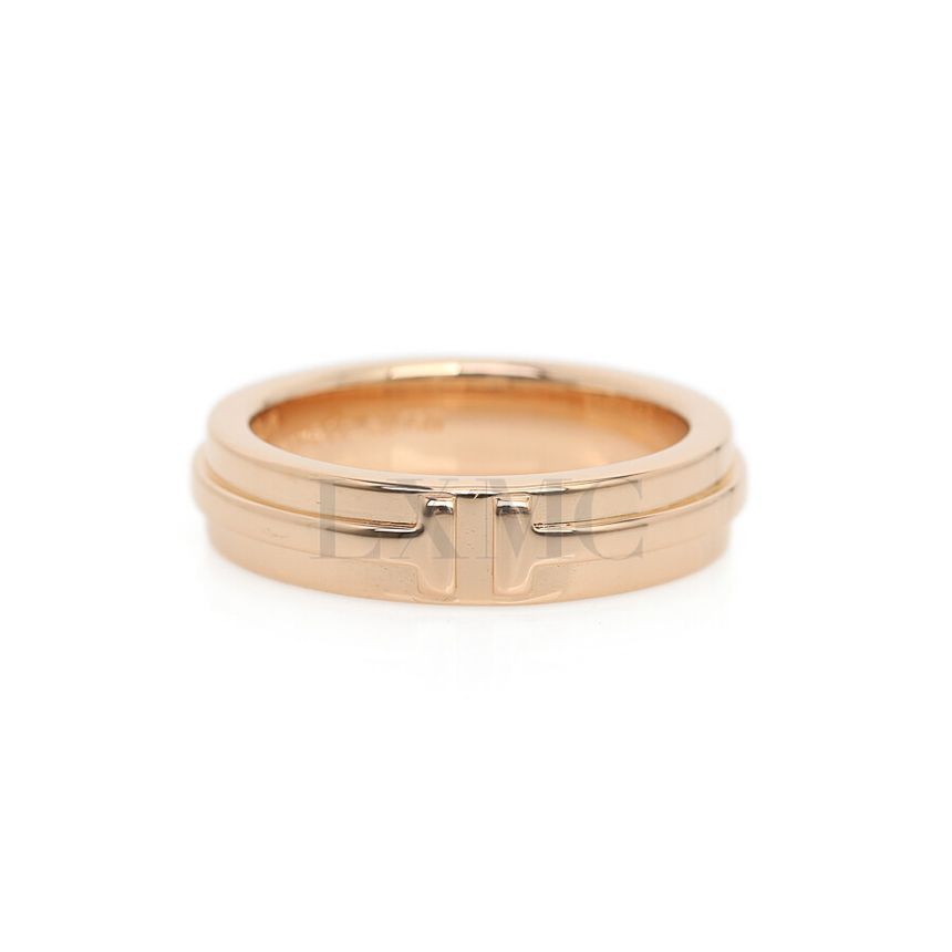 Tiffany & Co Tiffany T Narrow Wide Ring Gold Ring 9 75041713