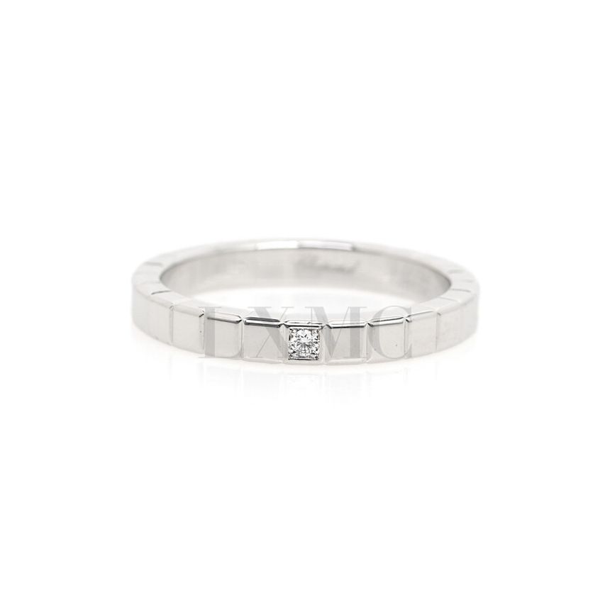 Chopard Ice Cube Pure Diamond Ring Wedding Band 7 77905351