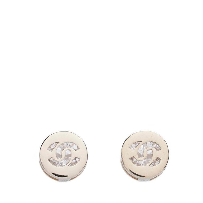 CHANEL Crystal Round Earrings with CC Logo SKU3456 125841301