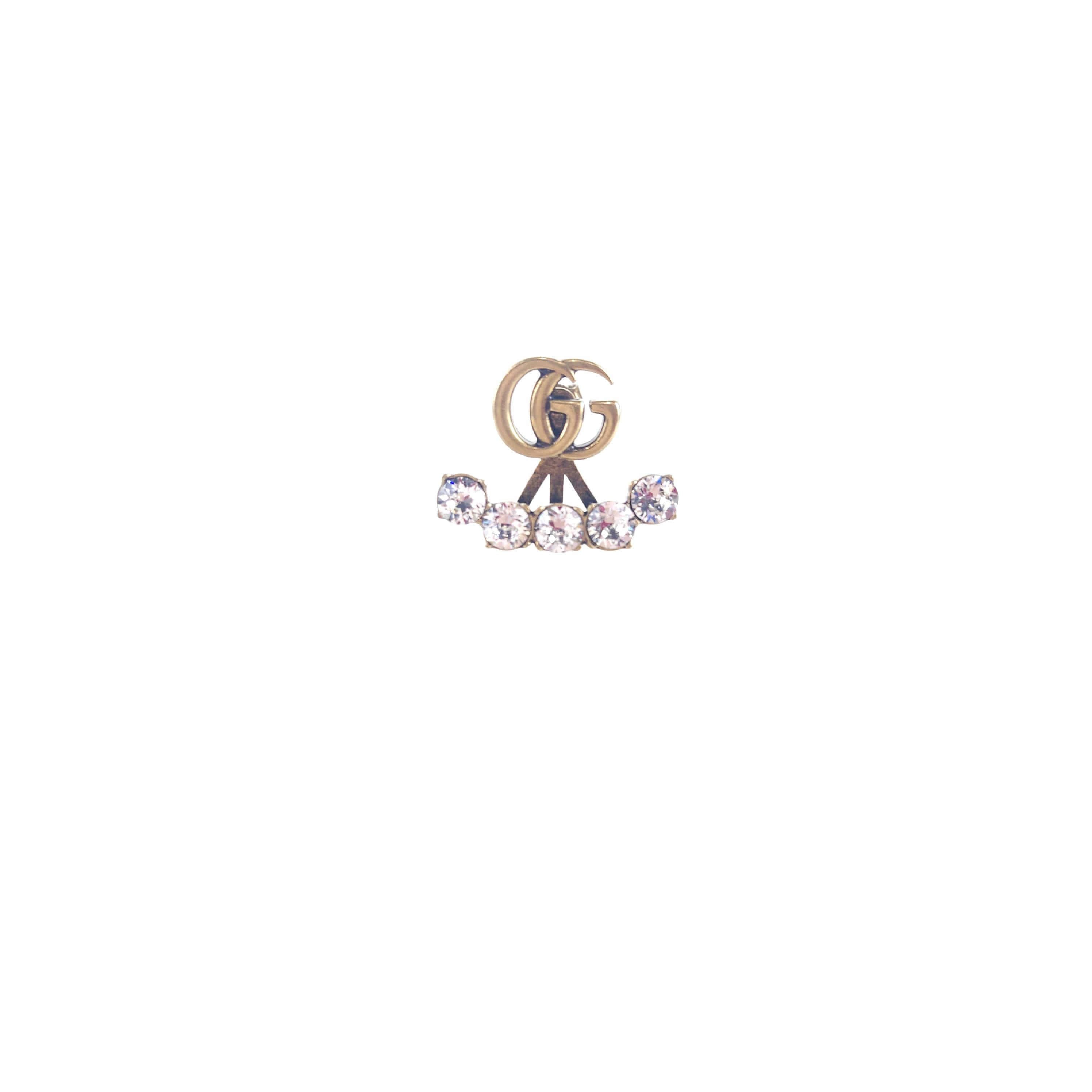 Gucci Crystal Double G Earrings 605853 8595 125786302