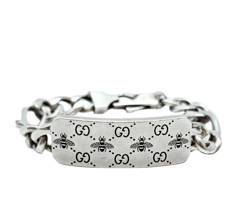Gucci GG Ingraving Wide Bracelet 7207834535 73269385