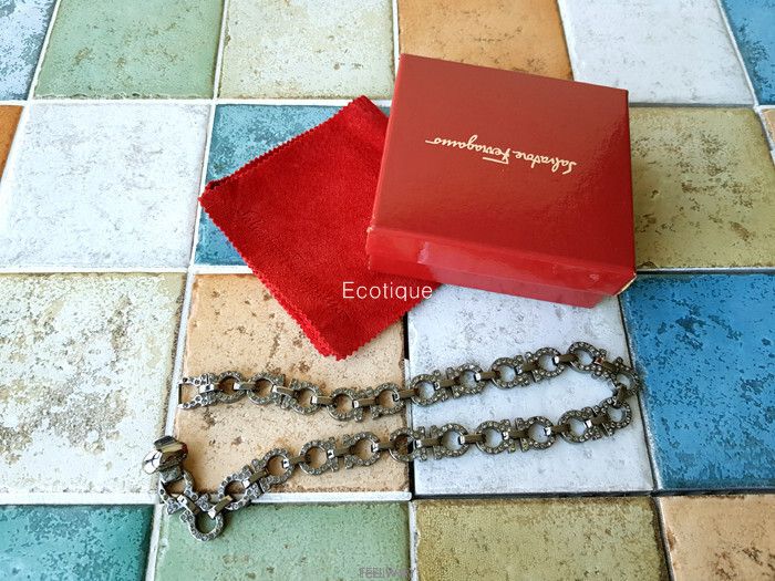 Salvatore Ferragamo Cubic Necklace 124332576