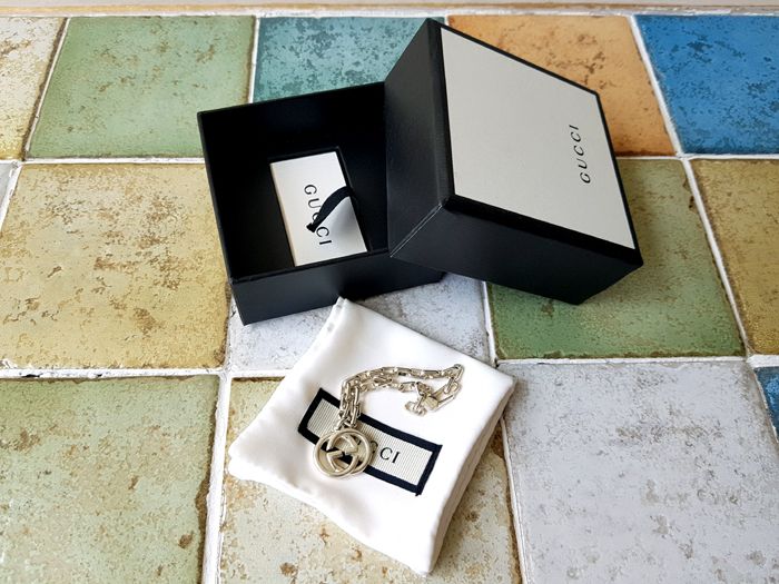 Gucci 925 Silver GG Bracelet 115460760