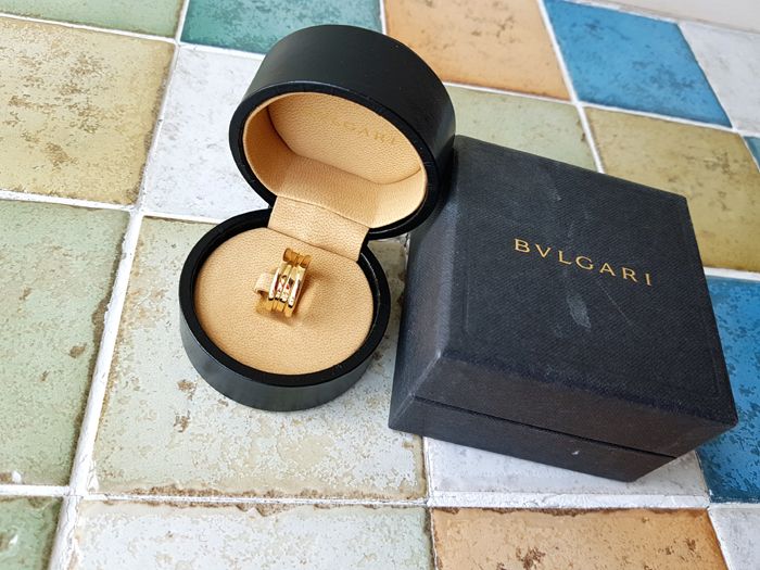 Bulgari Bzero 1 3 Ring 3 Band Ring 51 YG Yellow Gold 51 111358457