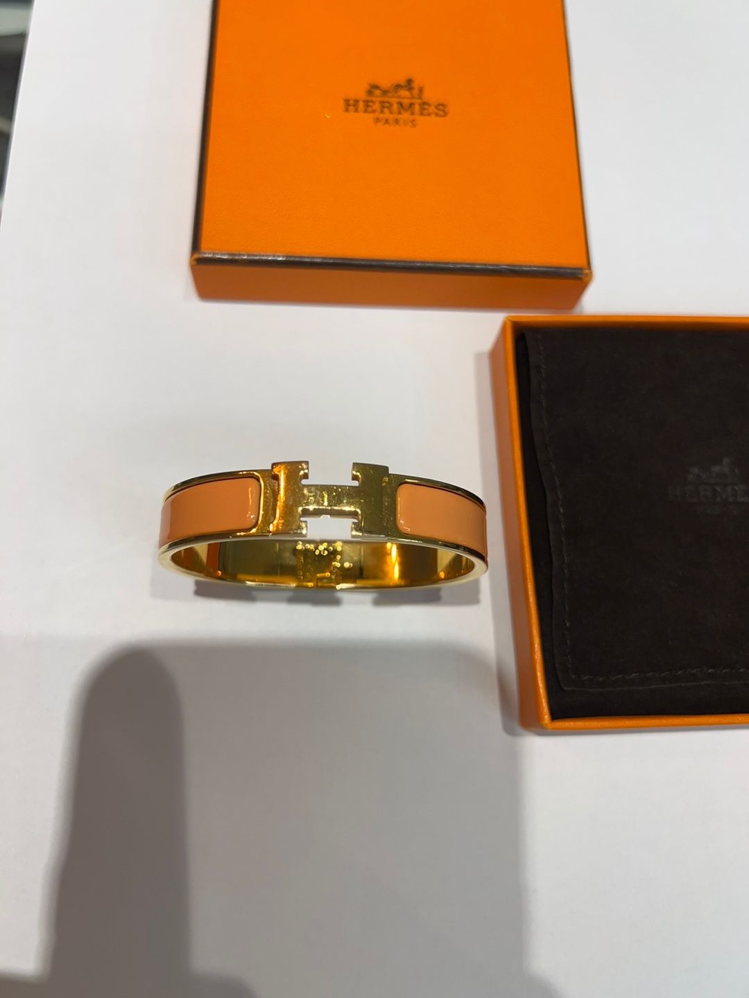 Hermes Clickashu Orange Gold 87258210