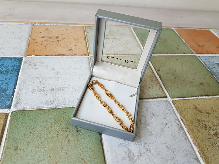 Dior Gold-Plated CD Bracelet 124248712