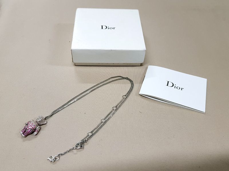 Dior Teddy Bear Cubic Necklace 119568085
