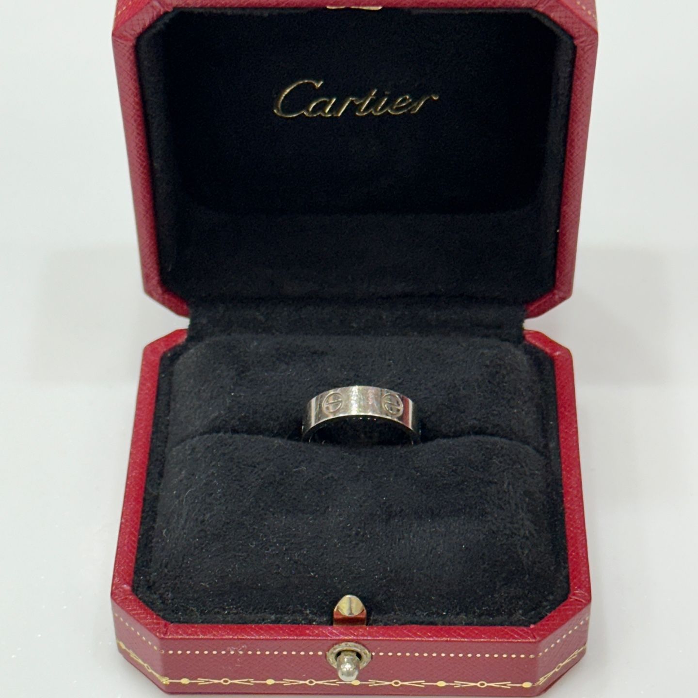 Cartier White Gold Love Ring 52 124774011