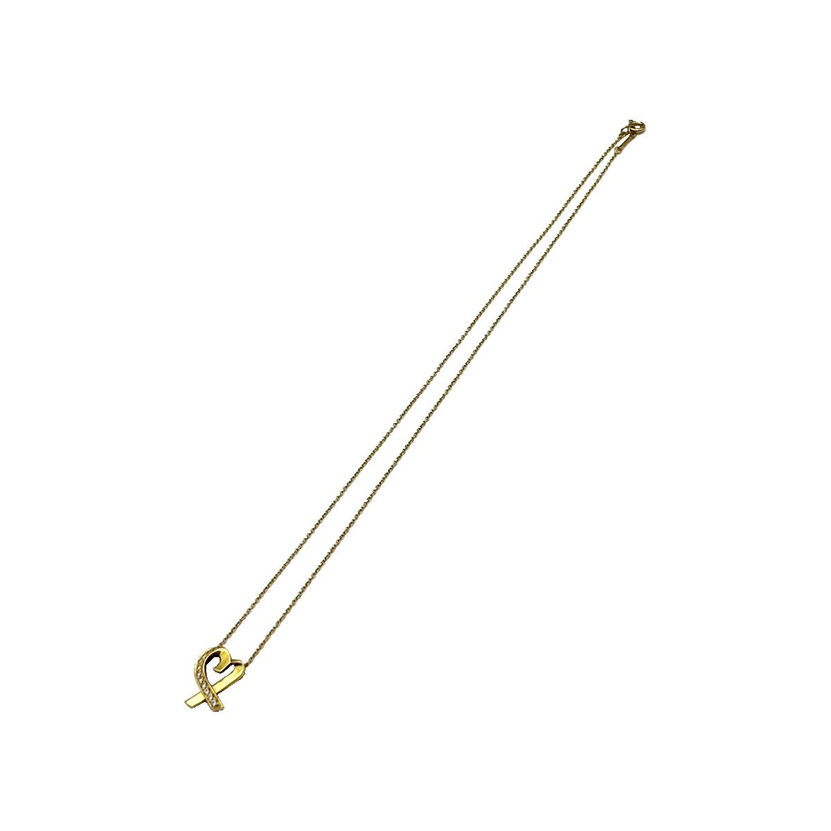 Tiffany & Co Paloma Picasso Loving Heart Necklace in 18K Yellow Gold 40 cm 118399746