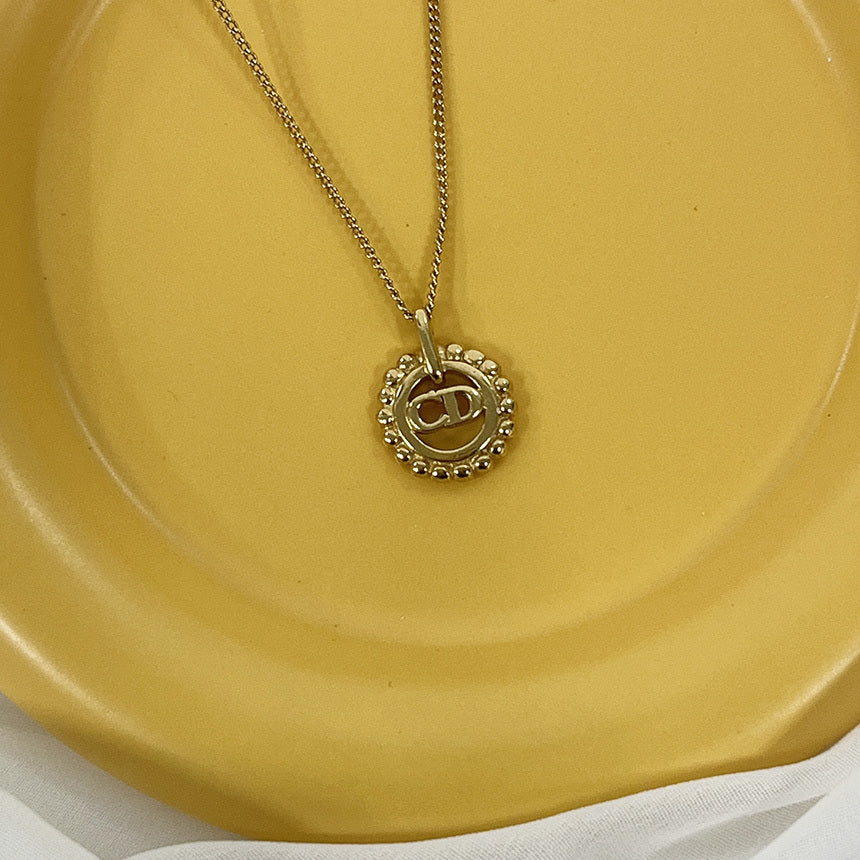 Dior Logo Pendant Necklace S240909-07 117391771