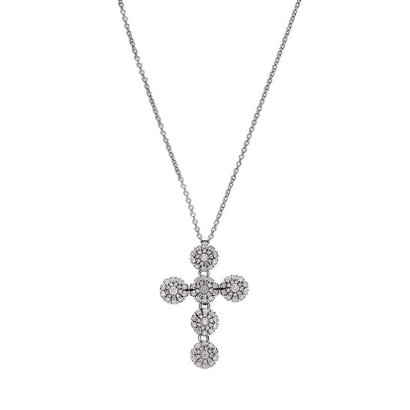 Damiani Margherita White Gold Diamond Necklace 20074590 123434574