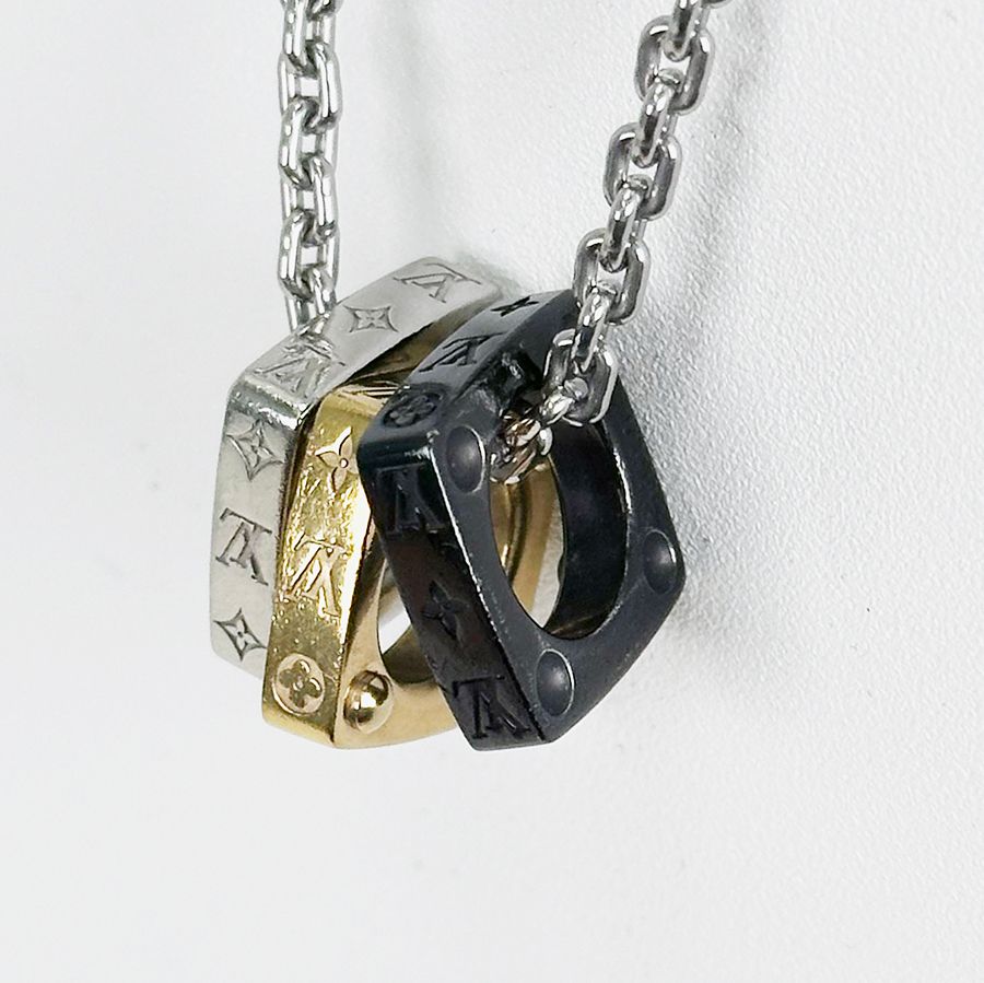 Louis Vuitton Monogram Bold Chain Vintage Necklace 4VLVA18443 99048488