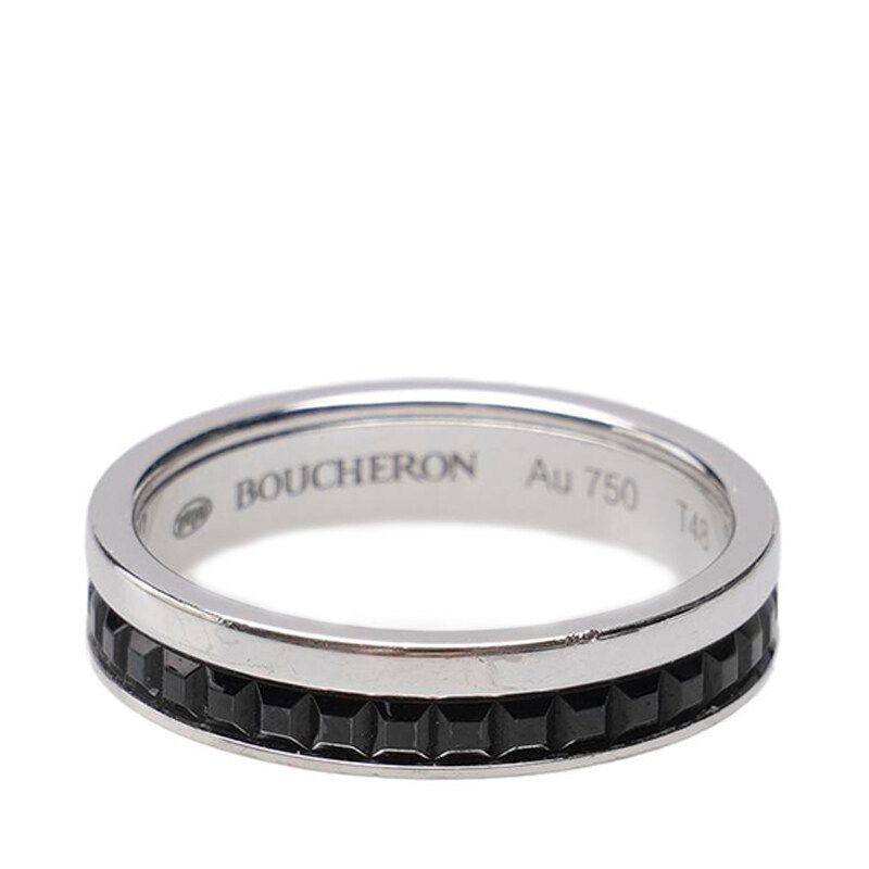 Boucheron Quattro Black Edition Wedding Band in White Gold 48 120248208