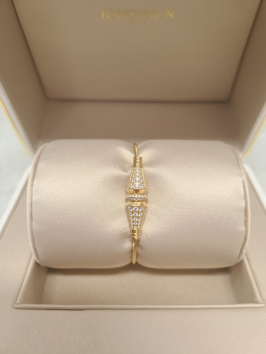 Boucheron Jack de Gold Full Diamond Single Wrap Bracelet 81003146