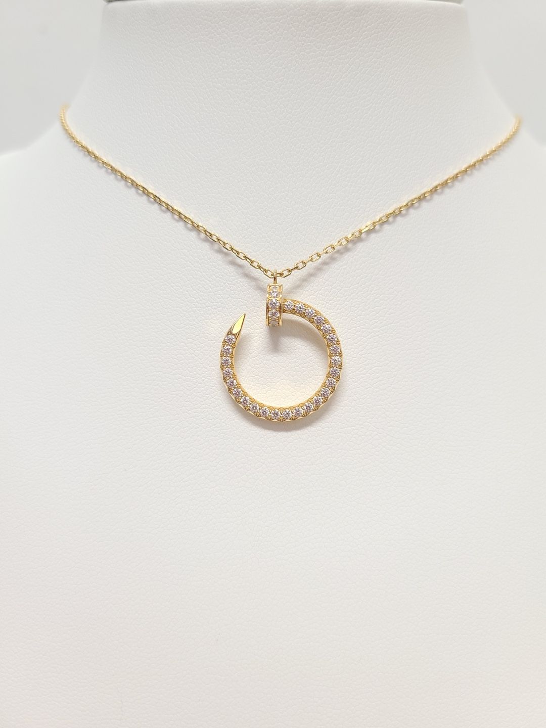 Cartier Yellow Gold Juste un Clou Diamond Necklace 78650580