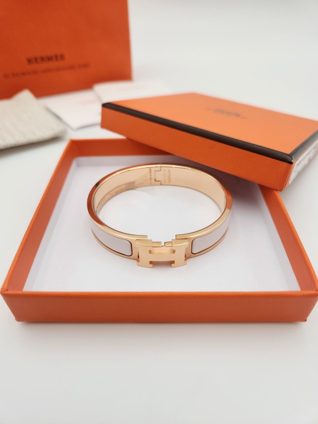 Hermes Click H-Watch PM White H700001FO31 119864326