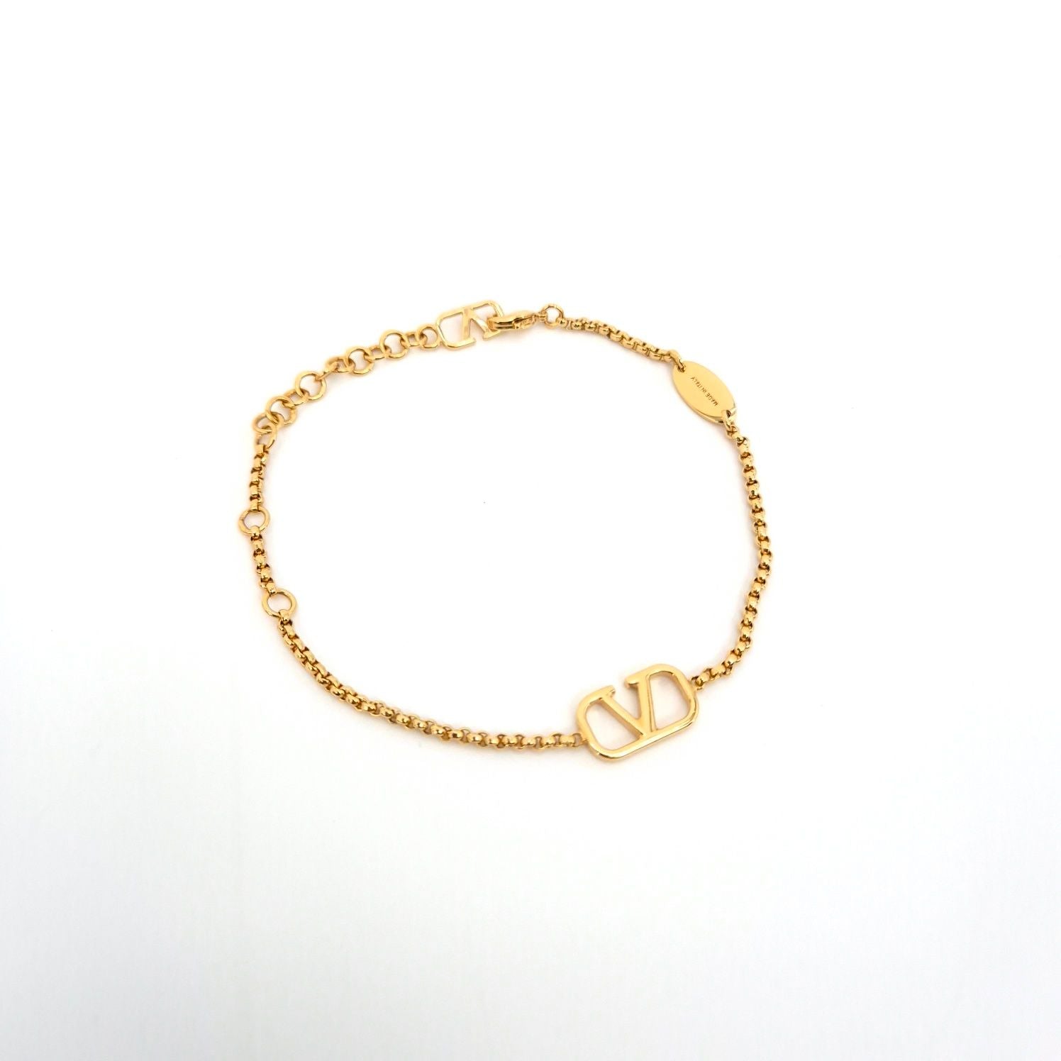 Valentino Metal V Logo Bracelet 3W2J0F84MET 123086455
