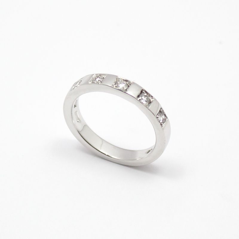 Bulgari Platinum 5P Diamond Merimi Ring 7 62367960