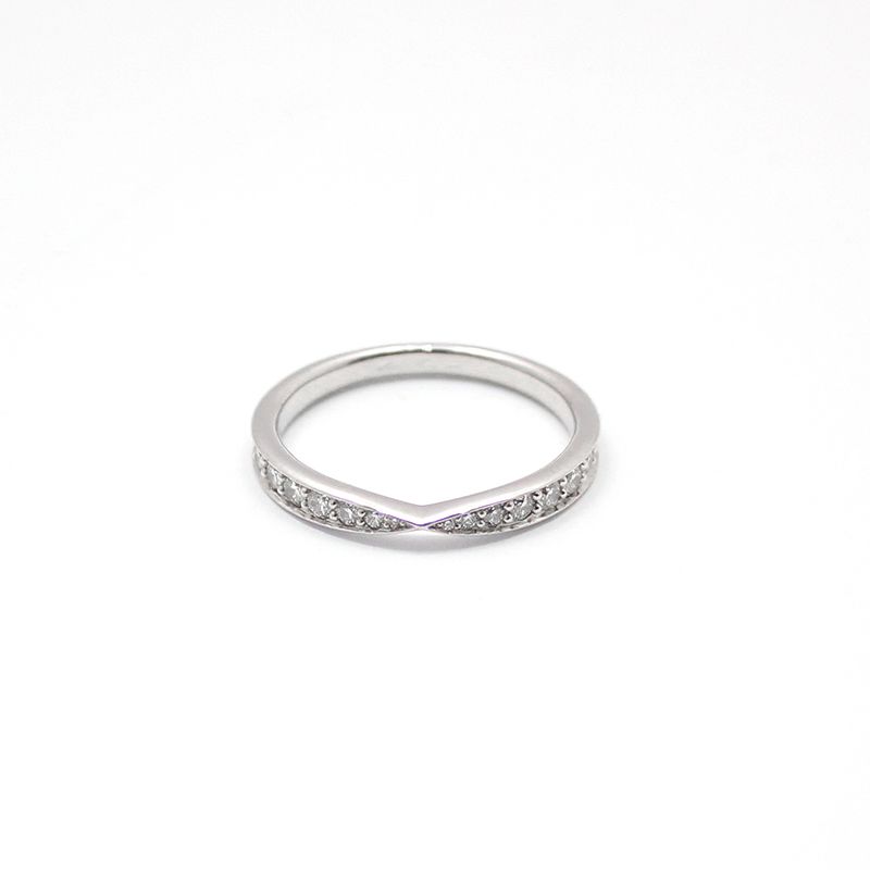 Tiffany & Co Platinum Diamond Harmony Ring 8.5 77332990