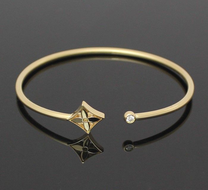 Louis Vuitton Yellow Gold Idylle Blossom Twist Bracelet 1.1 * 1.1CM / 16CM 28257575
