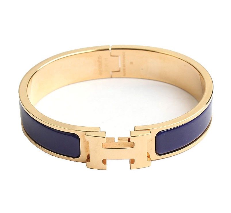 Hermes Deep Blue Gold Click Ash 26811832