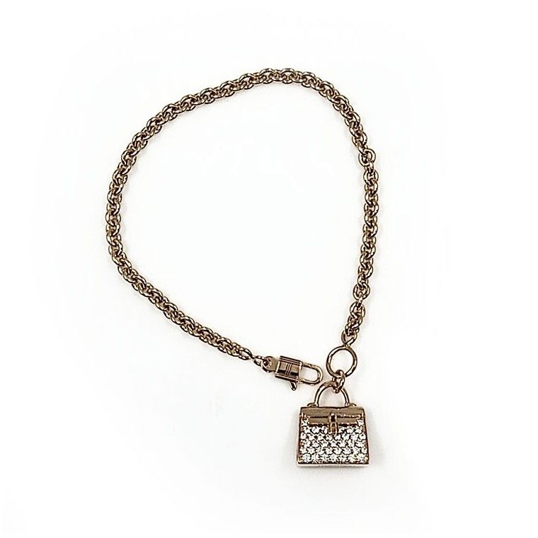 Hermes Kelly Diamond Bracelet 92624013 114879610