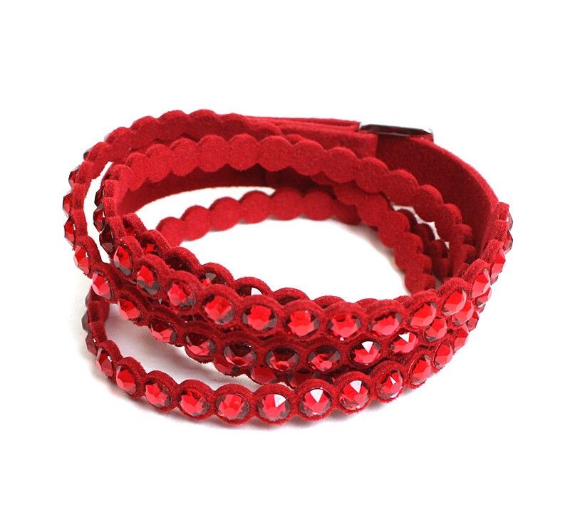 Swarovski Red Crystal Necklace and Bracelet 12345 34411566