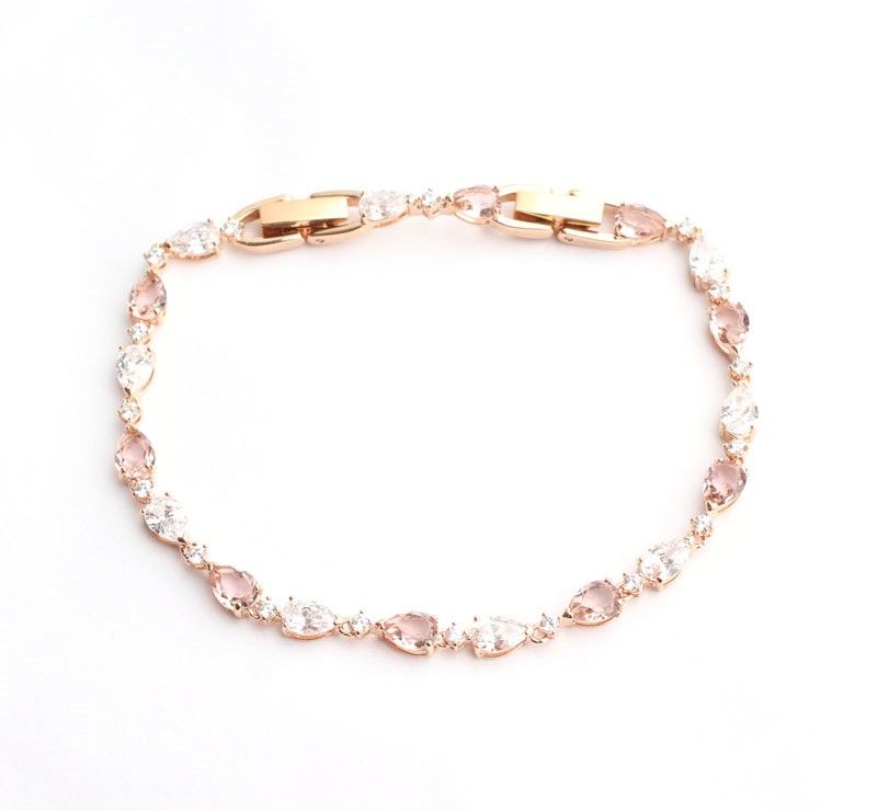 Swarovski Crystal & Pink Gold Bracelet 26811558
