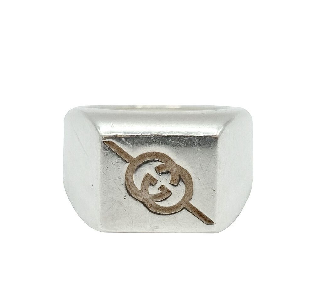 Gucci Diagonal Interlocking G Ring 7207738997 73042594