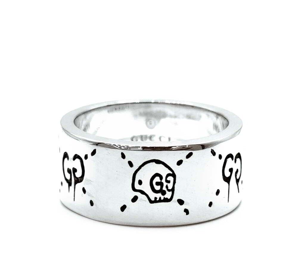 Gucci Ghost Silver Ring 7058634466 60574423