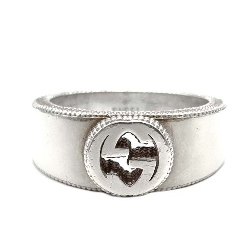 Gucci Silver Interlocking Ring 7434593642 118465433