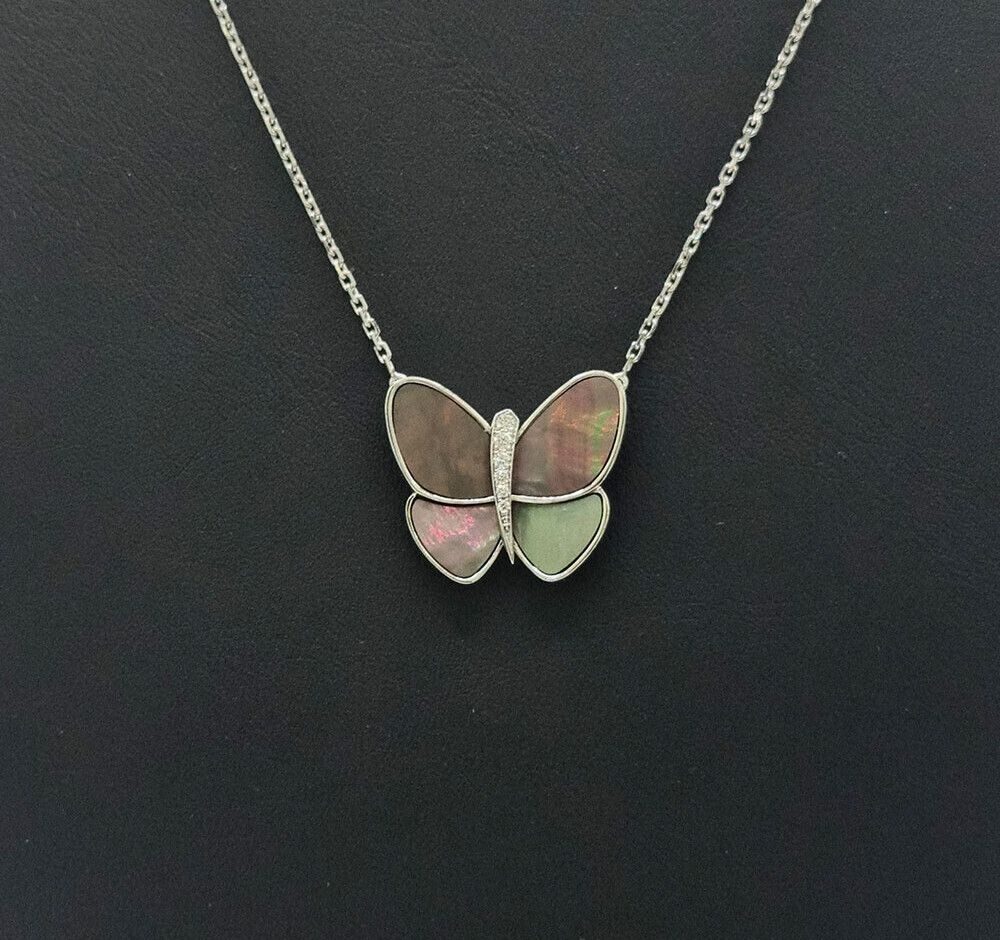Van Cleef & Arpels Butterfly Diamond Necklace 6746247262 48141738