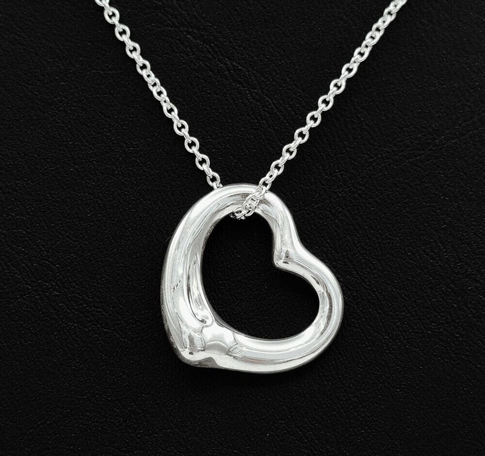 Tiffany & Co Tiffany Open Heart Silver Necklace 7197852681 72120377